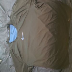 Black Nike Pro Dri-Fit shirt